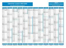 Calendrier des tournois SEC de la saison 2024-2025