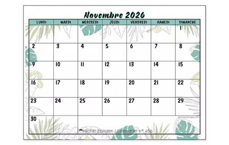 Calendrier des Tournois du BCV novembre 2026